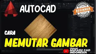 AutoCAD Cara Memutar Gambar