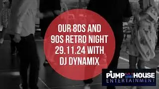 Our 80s and 90s retro night 29.11.24 with DJ Dynamix