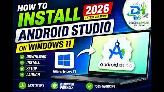 How to Install Android Studio 2026 on Windows 11 | Step-by-Step Setup