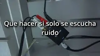 Que hacer si en lugar de música solo se escucha ruido | Solución para formato de audio incompatible.