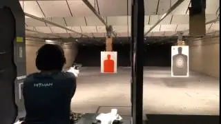 Shooting a .460 magnum.