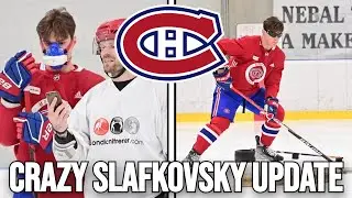 CRAZY JURAJ SLAFKOVSKY UPDATE - MONTREAL CANADIENS NEWS TODAY + HABS TALK