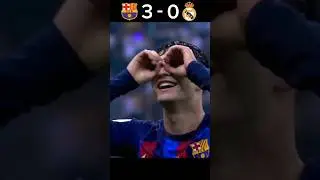 Barcelona VS Real Madrid 2023 Spanish Super Cup Final Highlights #youtube #shorts #football
