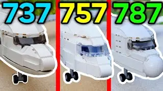 Can I Design the PERFECT Lego Boeing Planes? -737, 757 and 787 Mega Tutorials
