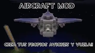 CREA TUS PROPIOS AVIONES Y VUELA | AirCraft Mod | Minecraft Mod