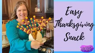 Easy Thanksgiving Snack for Kids ✨🦃 Turkey Fruit & Cheese Kabobs
