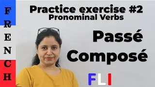 Passé Composé  Practice Exercise pronominal verbs || Entre Jeune