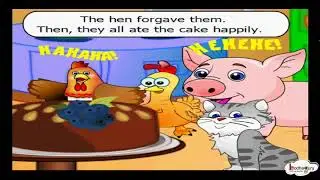 The Hen and her Lazy Friends (Story on adjectives) - Grammar for kids