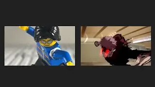 Yuji vs. Mahito | LEGO Jujustu Kaisen animation