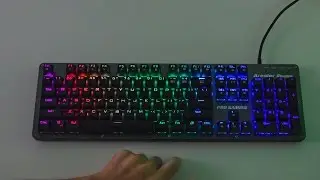 Arealer Roarer 104 Keys RGB Blue Switches Mechanical Keyboard LED Backlit