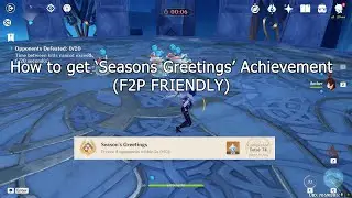 Seasons Greetings - Genshin Impact Elemental Specialist Series Achievement (F2P Friendly)