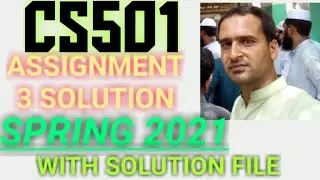 CS501 assignment 3 solution spring 2021 ~ cs501 assignment 3 solution 2021