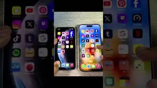 iPhone 13 vs iPhone 15 Pro Max SPEED TEST #shorts #youtubeshorts #iphone