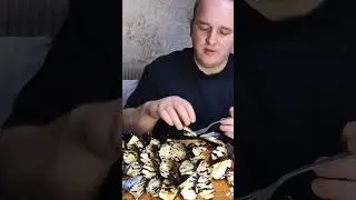 мидии с сыром #мукбанг #рекомендации #mukbang #асмр #едаялюблютебя #сыр #asmr #мидии