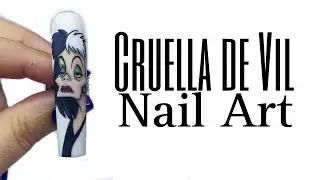 Cruella de Vil ✨ diseño con esmaltes Semipermanentes 🤭 / Designails Tay