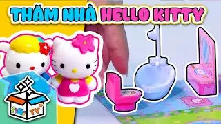 Khám phá ngôi nhà của mèo Hello Kitty màu hồng đáng yêu | tiNiTV
