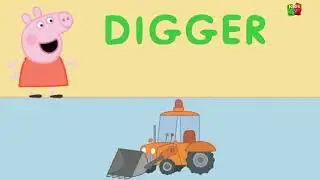 Peppa Pig - Learn Vehicles - Trains, Planes and Cars - Learn with