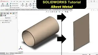 Sheet Metal tutorial | How to use Flatten in Solidworks