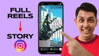 How to Share Full Screen Reels on Instagram Story