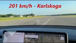 Tesla Model 3 SR+ | 0-201 km/h | Karlskoga Flygplats 19:e Juni 2023 | Test 2
