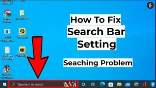 How to Fix Search Bar Not Working in Windows 10 | Windows 10 Search Bar Not Working