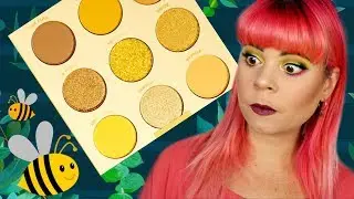 Lets try the Colourpop Uh huh honey eyeshadow palette 🍯