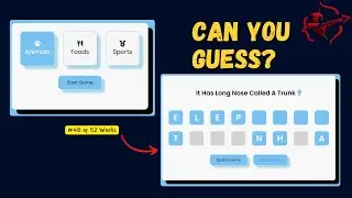 Building a Word Guessing Game Using HTML, CSS, and JavaScript