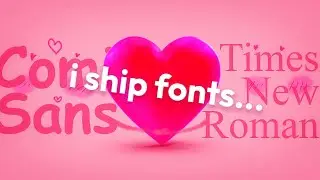 I played a Typographic Dating Sim
