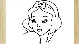 COMO DESENHAR A BRANCA DE NEVE FACILMENTE