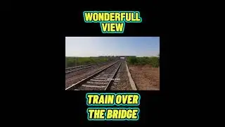 Wonderfull View of Train over the Bridge #trainonbridge #trainshorts #containertrain #badalnala