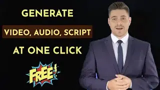 Generate free Avatar video, Text to speech Audio, and auto script at one place for free in Hindi