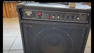 Torque Acoustics T100L guitar amp repair