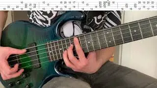 Toss a coin to Your Witcher (Bass fingerstyle tutorial with TABS)