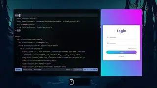 ASMR Programming - How to Create an Animated Login Form with HTML and CSS - No Talking