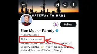 Add Parody account label on your Twitter / X account