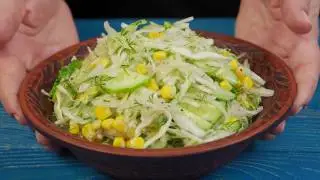 Genius SALADS  with VEGETABLES (ENG SUB)