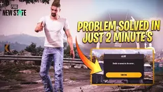 PUBG NEW STATE UNABLE TO CONNECT TO SERVER 100% SOLVE || HOW TO FIX PUBG NEW STATE SERVER PROBLEM ✅😱
