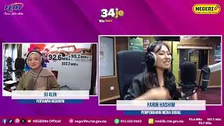 RANCANGAN 34 JE DJ ALIN BERSAMA-SAMA TETAMU JEMPUTAN, FARIN HASHIM, PEMPENGARUH MEDIA SOSIAL.