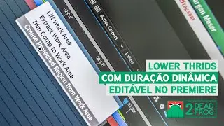 Como criar Lower Thirds no After Effects editáveis no Premiere Pro