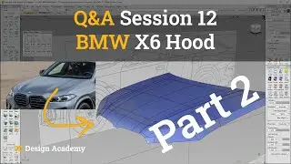 Autodesk Alias Tutorials I Q&A 12 - BMW X6 Hood 2