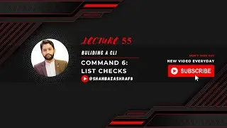 55. Building a CLI | Command 6: List Checks | Node.JS | Learn with Shahbaz Ashraf 