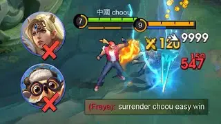 CHOOU VS TRASHTALKER ANNOYING COMBO IN MLBB (freya x diggie) WIN OR LOSE?