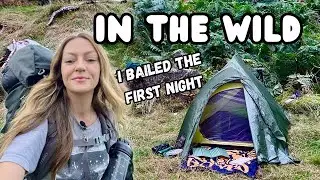 Solo Wild Camp & Foraging in the Peak District