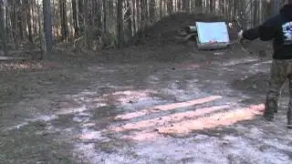 Hardcore Outfitters skeet shooting with bow