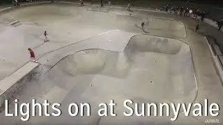Lights on at Sunnyvale Skatepark