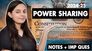 Power Sharing Class 10 CBSE One Shot | Power Sharing Class 10 Civics Chapter 1 | Batch 2024-2025