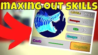 MAXING OUT THE SKILLS IN ROBLOX Anime Ninja War Tycoon