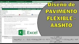 Diseño de Pavimento Flexible según: AASHTO (plantilla excel profesional)