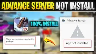 There was a problem parsing package in ff advance server | Free fire advance server app not install