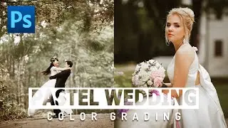 How To Add Pastel Wedding Photo Effect in Photoshop